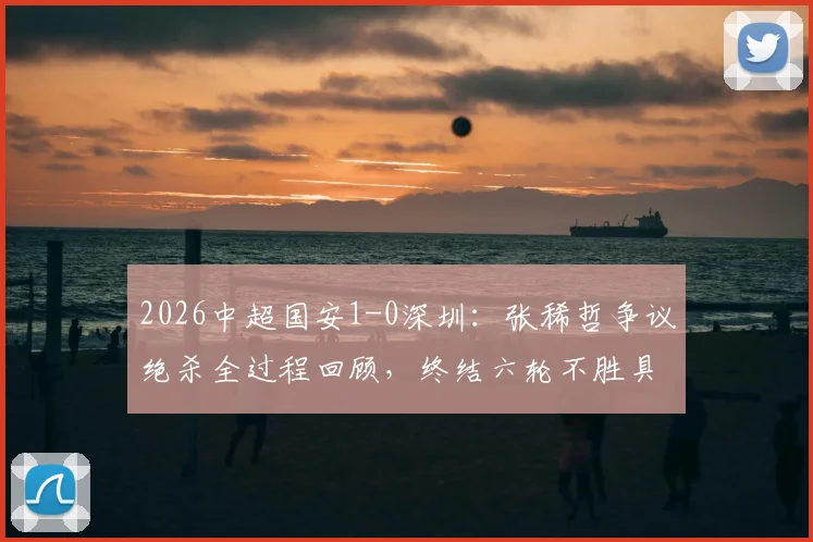 2026中超国安1-0深圳：张稀哲争议绝杀全过程回顾，终结六轮不胜具体战绩与技术统计深度分析